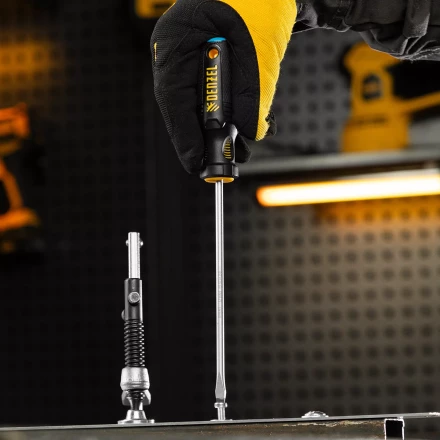 Отвертка, SL5x150 мм, S2, 3к рукоятка Denzel 121977 купить в Ижевске