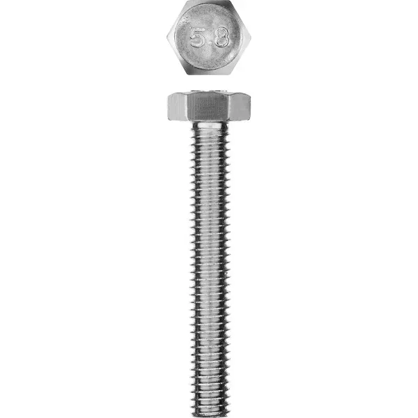 Болт ГОСТ 7798-70, M6 x 40 мм, 5 шт, кл. пр. 5.8, оцинкованный, ЗУБР 303086-06-040 купить в Ижевске