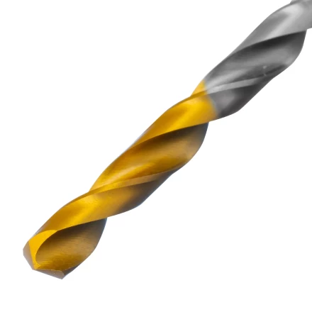 Сверло спиральное по металлу Denzel 5 x 86 мм, Р6М5, Golden Tip, 718233 купить в Ижевске