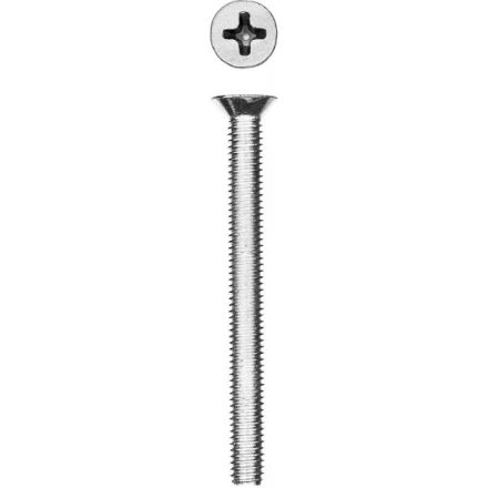 Винт DIN 965, M5 x 50 мм, 5 шт, кл. пр. 4.8, оцинкованный, ЗУБР 303116-05-050 купить в Ижевске