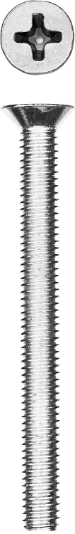 Винт DIN 965, M5 x 50 мм, 5 шт, кл. пр. 4.8, оцинкованный, ЗУБР 303116-05-050 купить в Ижевске