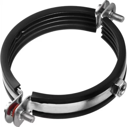 Хомут трубный с гайкой, оцинкованный, 3&quot;, 6шт, ЗУБР Мастер 37850-87-94 37850-87-94 купить в Ижевске