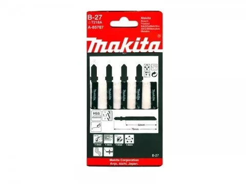 Пилки для лобзика Makita B-27 A-85787 по металлу 5.000 купить в Ижевске