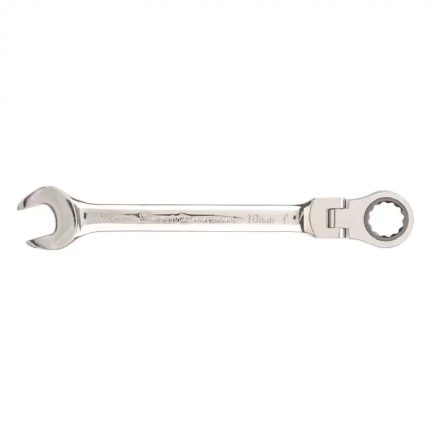 Ключ комбинированный трещоточный Matrix 18 мм шарнирный зеркальный хром 14842 купить в Ижевске
