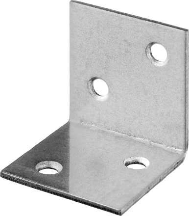 ЗУБР УМШ-1.5, 25 x 25 x 25 x 1.5 мм, белый цинк, широкий мебельный уголок (31034-25) купить в Ижевске