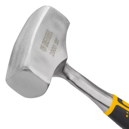 Кувалда 2 кг, цельнометаллическая, двухкомпонентная рукоятка Denzel 11013 купить в Ижевске