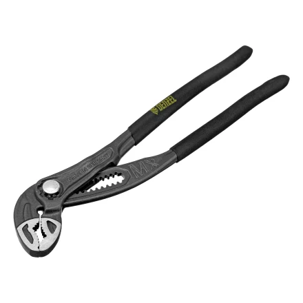 Клещи переставные Denzel 17906, кнопочный механизм, обливные рукоятки, 250 мм купить в Ижевске