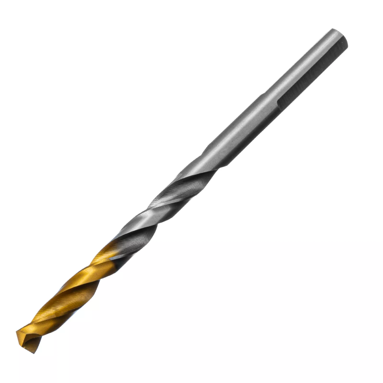 Сверло спиральное по металлу Denzel 5,5 x 93 мм, Р6М5, Golden Tip 718234 купить в Ижевске