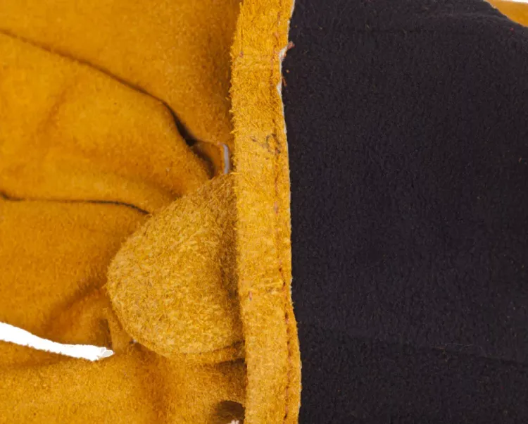 Термостойкие краги ЗУБР для сварки и тяжелых механических работ, утепленные, спилковые, 350мм 11335-XL купить в Ижевске