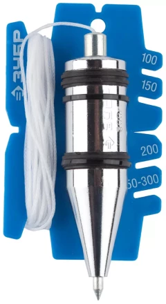 Отвес ЗУБР &quot;ЭКСПЕРТ&quot; строительный со шнуром и безопасным наконечником, 300 г 06347-30_z01 купить в Ижевске