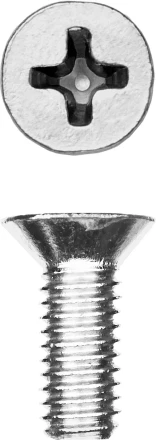 Винт DIN 965, M6 x 16 мм, 9 шт, кл. пр. 4.8, оцинкованный, ЗУБР 303116-06-016 купить в Ижевске