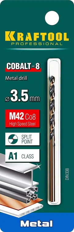 Сверла по металлу HSS-Co Оберон 29656-3.5 купить в Ижевске