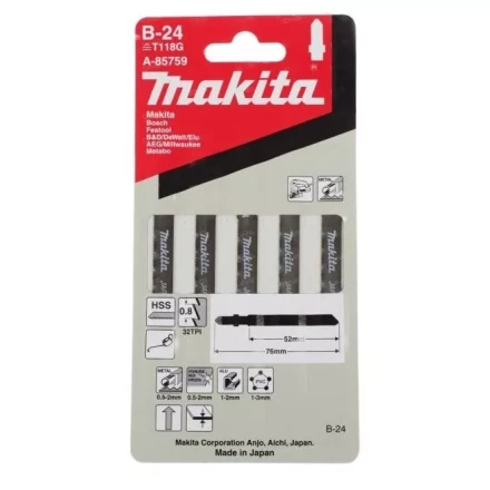 Пилки для лобзика Makita B-24 A-85759 купить в Ижевске