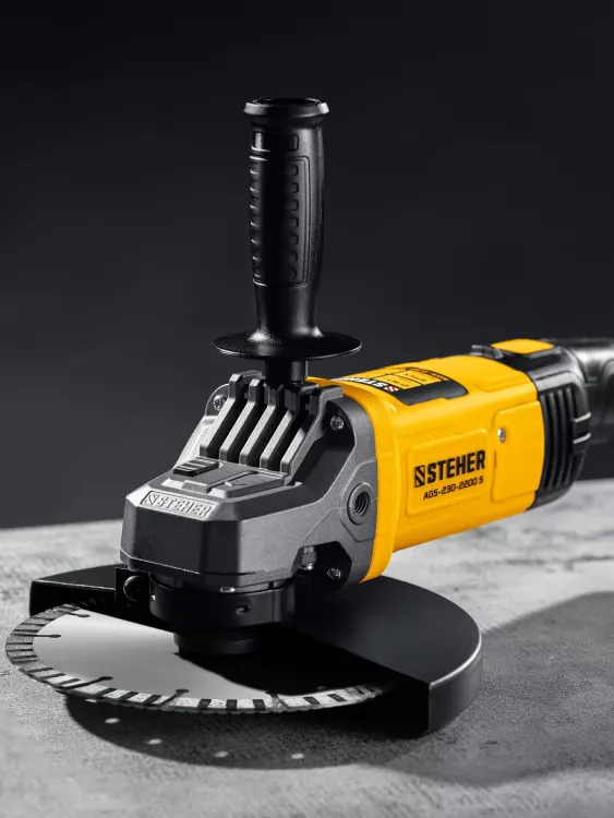 STEHER d 230 мм, 2200 Вт, УШМ (AGS-230-2200 S) купить в Ижевске