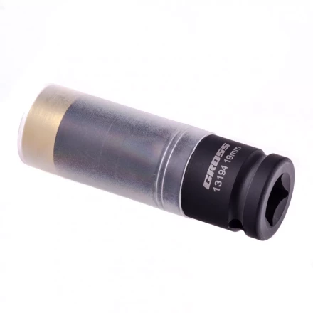 Головка ударная шестигранная для колесных дисков 19 мм 1/2 CrMo Gross 13194 купить в Ижевске