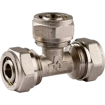 Тройник ЗУБР соединительный, цанга-цанга, 20х20х20х2,0, никель 51403-20 купить в Ижевске