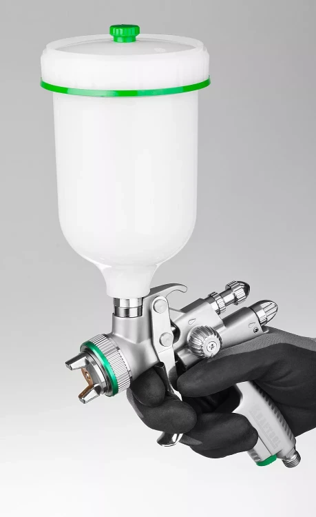 Краскопульт пневматический KRAFTOOL "PRO" Jeta 1000, HVLP, c верхним бачком, 1,3мм 06559-1.3 купить в Ижевске