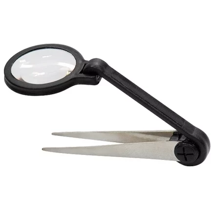 Лупа регулируемая с пинцетом 8-кратная D 25 мм Sparta 913805 купить в Ижевске