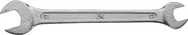 Ключ рожковый гаечный ЗУБР "СТАНДАРТ", оцинкованный, 13х17мм 27115-13-17 купить в Ижевске