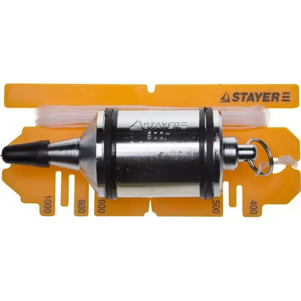 Отвес STAYER "PROFI" строительный со шнуром, с противоударными ободками, 800 г 06352-80 купить в Ижевске