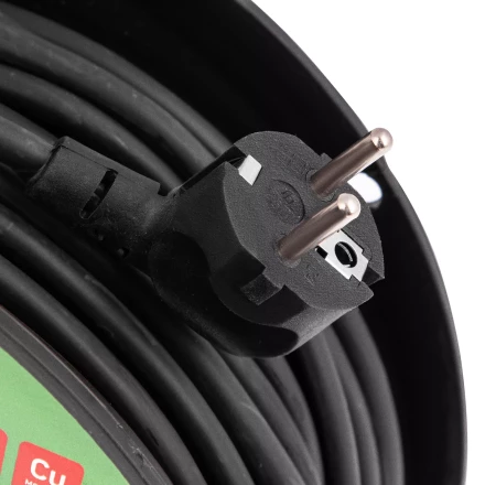 Удлинитель силовой на кабельной катушке, ПВС, 50 м, 4 розетки с крышкой, IP44, 16А, УХз16, Россия Сибртех 96048 купить в Ижевске