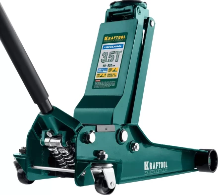 Домкрат гидравлический подкатной &quot;Universal&quot;, 3,5т, 95-552 мм, KRAFTOOL 43454-3.5 43454-3.5 купить в Ижевске