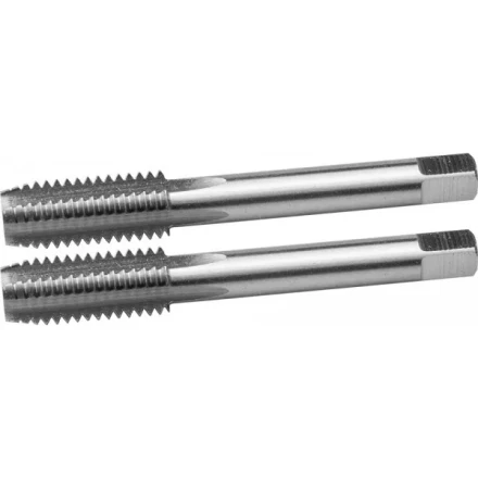 Метчики ЗУБР &quot;ЭКСПЕРТ&quot; машинно-ручные, комплектные для нарезания метрической резьбы, М8 x 1,0, 2шт 4-28007-08-1.0-H2 купить в Ижевске