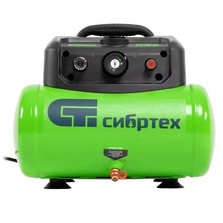 Компрессор воздушный безмаслянный BL 1100/6 1100Вт, ресивер 6 литров, 180 л/мин// Сибртех 58059 купить в Ижевске