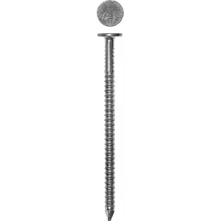 Гвозди ЗУБР ершенные оцинкованные с плоской головкой по дереву, 4,2х90мм, ТФ6, 10шт 4-305206-42-090 купить в Ижевске