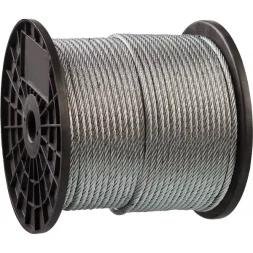 Трос стальной ЗУБР "ПРОФЕССИОНАЛ", оцинкованный, DIN 3055, d=3 мм, L=200 м 4-304110-03