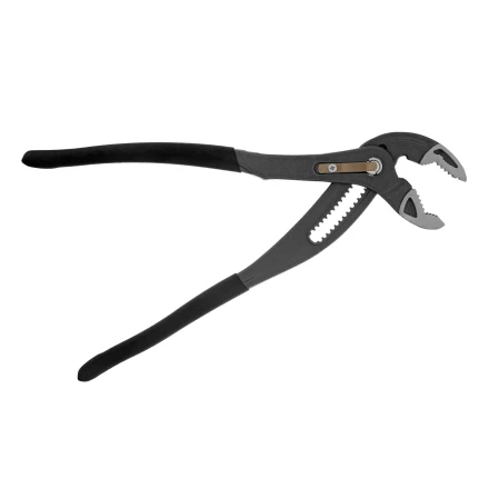 Клещи переставные Denzel 17907, кнопочный механизм, обливные рукоятки, 300 мм купить в Ижевске