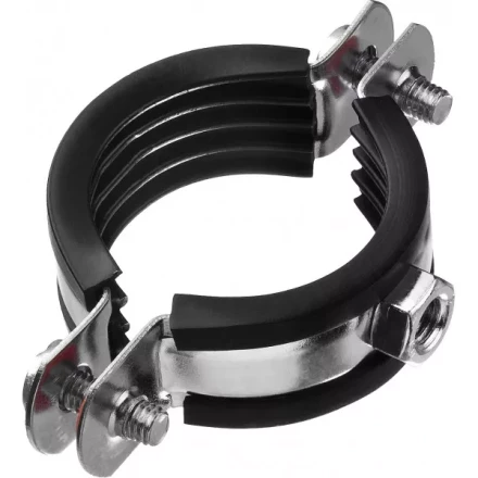 Хомут трубный с гайкой, оцинкованный, 1 1/4&quot;, 8шт, ЗУБР Мастер 37850-40-45 37850-40-45 купить в Ижевске