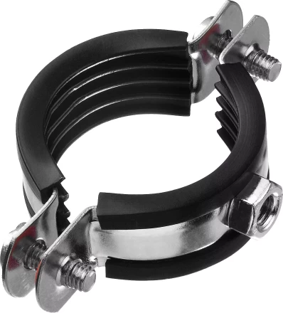 Хомут трубный с гайкой, оцинкованный, 1 1/4&quot;, 8шт, ЗУБР Мастер 37850-40-45 37850-40-45 купить в Ижевске