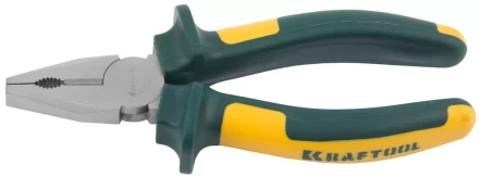 Плоскогубцы KRAFTOOL&quot;KRAFT-MAX&quot;комб,Cr-Mo,маслобензост двухкомп рукоятки,шарнирное соединение с повыш износост,160мм 22011-1-16 купить в Ижевске