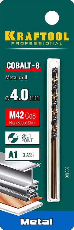 Сверла по металлу HSS-Co Оберон 29656-4 купить в Ижевске