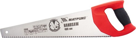 Ножовка по дереву 500 мм 7-8 TPI зуб - 3D каленый зуб двухкомпонентная рукоятка MATRIX 23542 купить в Ижевске