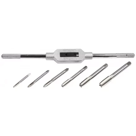 Набор ЗУБР &quot;МАСТЕР&quot; с металлореж. инструментом, метчики однопроходные М4-М12, метчикодержатель - на карточке, 7предметов 28126-H7 купить в Ижевске