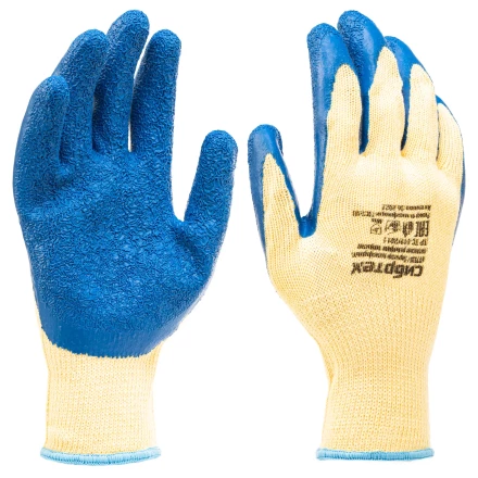 Перчатки трикотажные, полиэфирные, латексное рельефное покрытие, 10// Сибртех 677535 купить в Ижевске