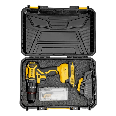 Дрель-шуруповерт аккумуляторная ударная бесщет. CIDH-BL-20, Li-Ion, 20 В// Denzel купить в Ижевске