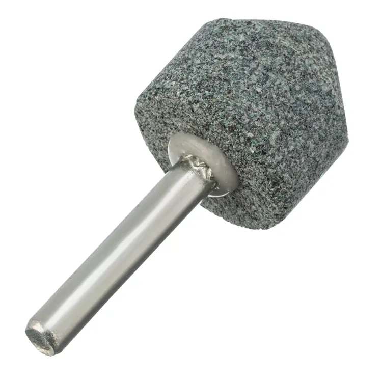 Шарошка абразивная, конус, для дрели, 25 x 25 мм, хвостовик d6 мм, 63С Denzel 76021 купить в Ижевске
