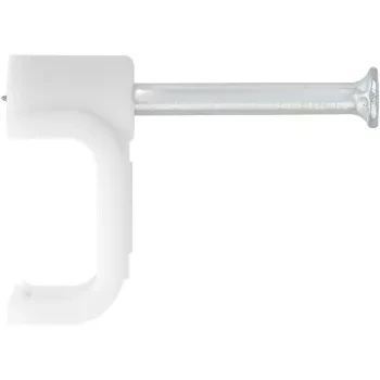 Скобы электроустановочные, 8 мм, прямоугольный профиль, 50 шт  СИБРТЕХ 47536 купить в Ижевске