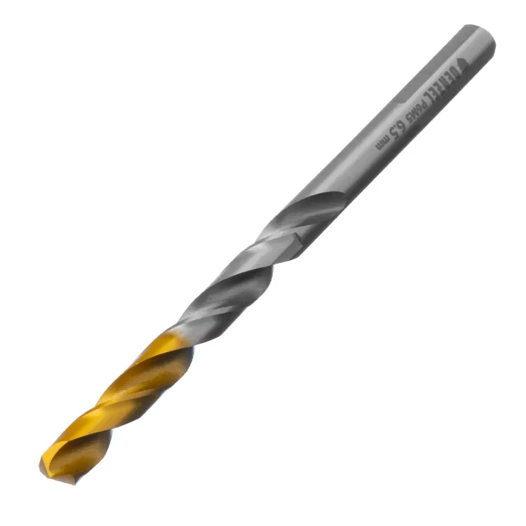 Сверло спиральное по металлу Denzel  6,5 x 100 мм, Р6М5, Golden Tip 718236 купить в Ижевске