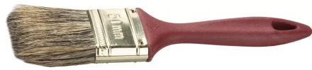 Кисть плоская ЗУБР &quot;УНИВЕРСАЛ-ПРЕМИУМ&quot; &quot;КП-15&quot;, смешанная натуральная щетина, пластмассовая ручка, 100мм 4-01015-100 купить в Ижевске