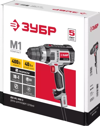 Дрель-шуруповерт сетевая ДШ-М1-400-2 серия МАСТЕР купить в Ижевске