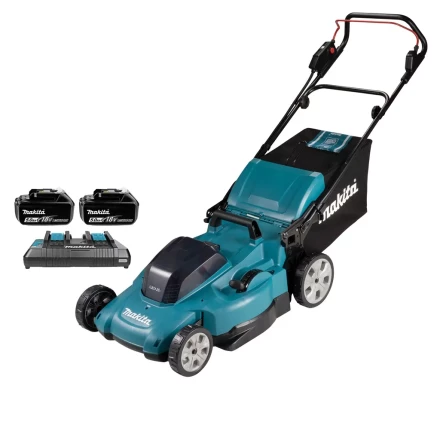 Аккумуляторная газонокосилка 53см, 2х18V Makita DLM538CT2 ( 2* 5Ач , ЗУ ) купить в Ижевске