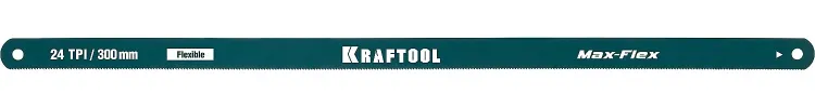Полотно гибкое Max Flex, KRAFTOOL 15941-24-S2, безопасное, с волнообразной разводкой, 24 TPI, 2шт, 300мм 15941-24-S2 купить в Ижевске
