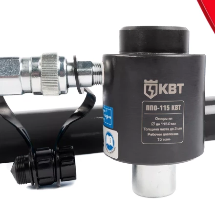 Пресс гидравлический помповый КВТ ПГПО-115 для пробивки отверстий в стальных листах (88211) купить в Ижевске