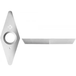 Резец ЗУБР "ЭКСПЕРТ"сменный твердосплавный для набора 18371-H3 тип "Ромб" 27х10мм, 2рабочие грани 18372