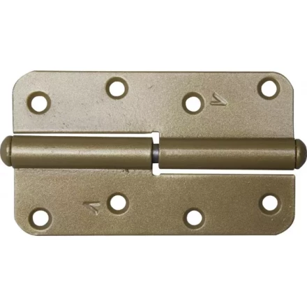 Петля накладная стальная "ПН-110", цвет золотой металлик, левая, 110мм 37653-110L купить в Ижевске