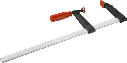 Струбцина ЗУБР &quot;МАСТЕР&quot;, тип &quot;F&quot;, пластмассовая ручка, стальная закаленная рейка, 120х500мм 32150-120-500 купить в Ижевске